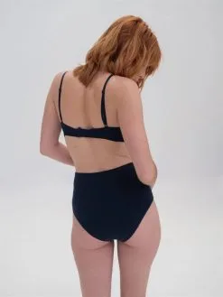 The Nude Label Soutien-gorge Coton Bio - Thin Strap -Thinking Mu Soldes THENUDELABEL Soutien gorge bleue 2