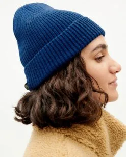Thinking Mu Bonnet En Laine Certifiée -Thinking Mu Soldes THINKING MU Bonnet BEANIE bleu 2 87321b80 d16b 4b39 b559 f50c55cfbbbe