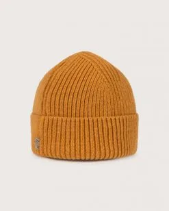 Thinking Mu Bonnet En Laine Certifiée -Thinking Mu Soldes THINKING MU Bonnet BEANIE moutarde 2b150678 b09c 4912 8d75 8f630bf71005