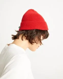 Thinking Mu Bonnet En Laine Certifiée -Thinking Mu Soldes THINKING MU Bonnet BEANIE rouge 4 6a65acf0 0362 462b a45a 539695020df5