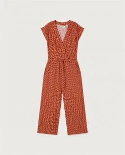 Thinking Mu Combinaison Coton Biologique - Nitta -Thinking Mu Soldes THINKING MU Combi NITTA rouge 5