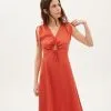 Thinking Mu Robe Coton Biologique - Laia -Thinking Mu Soldes THINKING MU Robe LAIA orange