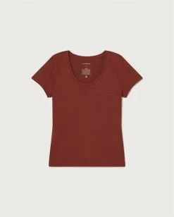 Thinking Mu T-shirt Chanvre - Regina -Thinking Mu Soldes THINKING MU T shirt chanvre REGINA rouge 4 3e9f2dc7 397b 45bc a284 413569dc6fa7