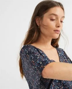 Thinking Mu Chemise Lenzing® Ecovero® - Libelula 16 Thinking Mu Chemise Lenzing® Ecovero® - Libelula -Thinking Mu Soldes THINKING MU blouse libelula bleu 2