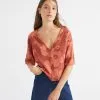 Thinking Mu Chemise Lenzing® Ecovero® - Libelula -Thinking Mu Soldes THINKING MU blouse libelula corail 936b43c4 c80f 44f9 8ea5 eaae70077d96
