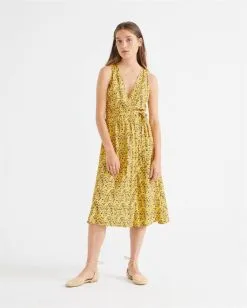 Thinking Mu Robe Lenzing® Ecovero® - Amapola -Thinking Mu Soldes THINKING MU robe amapola jaune 2 f339f161 70ff 4742 92a8 58c0a5fcc5f5