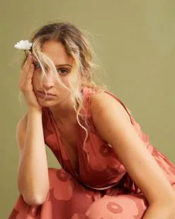 Thinking Mu Robe Lenzing® Ecovero® - Amapola -Thinking Mu Soldes THINKING MU robe amapola rouge fleurs 2 d204262a 920d 40b4 9491 a603b0ad8bd8