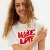 Thinking Mu T-shirt Coton Biologique - Make Love 1 Thinking Mu T-shirt Coton Biologique - Make Love -Thinking Mu Soldes THINKING MU t shirt Make love 3
