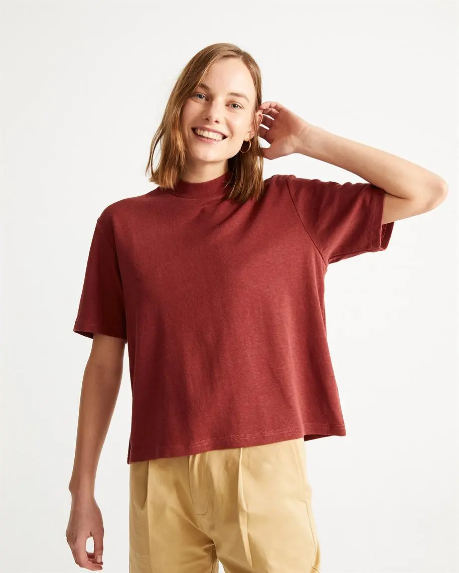 Thinking Mu T-shirt Chanvre - Aidin 3 Thinking Mu T-shirt Chanvre - Aidin