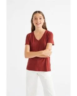 Thinking Mu T-shirt Chanvre - Clavel