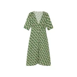 Thinking Mu Robe Lenzing® Ecovero® - Camelia -Thinking Mu Soldes THINKING MU Robe CAMELIA vert 5