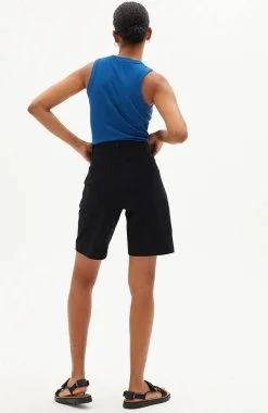 Thinking Mu Débardeur Coton Biologique - Juliette -Thinking Mu Soldes THINKING MU Top JULIETTE bleu klein 4