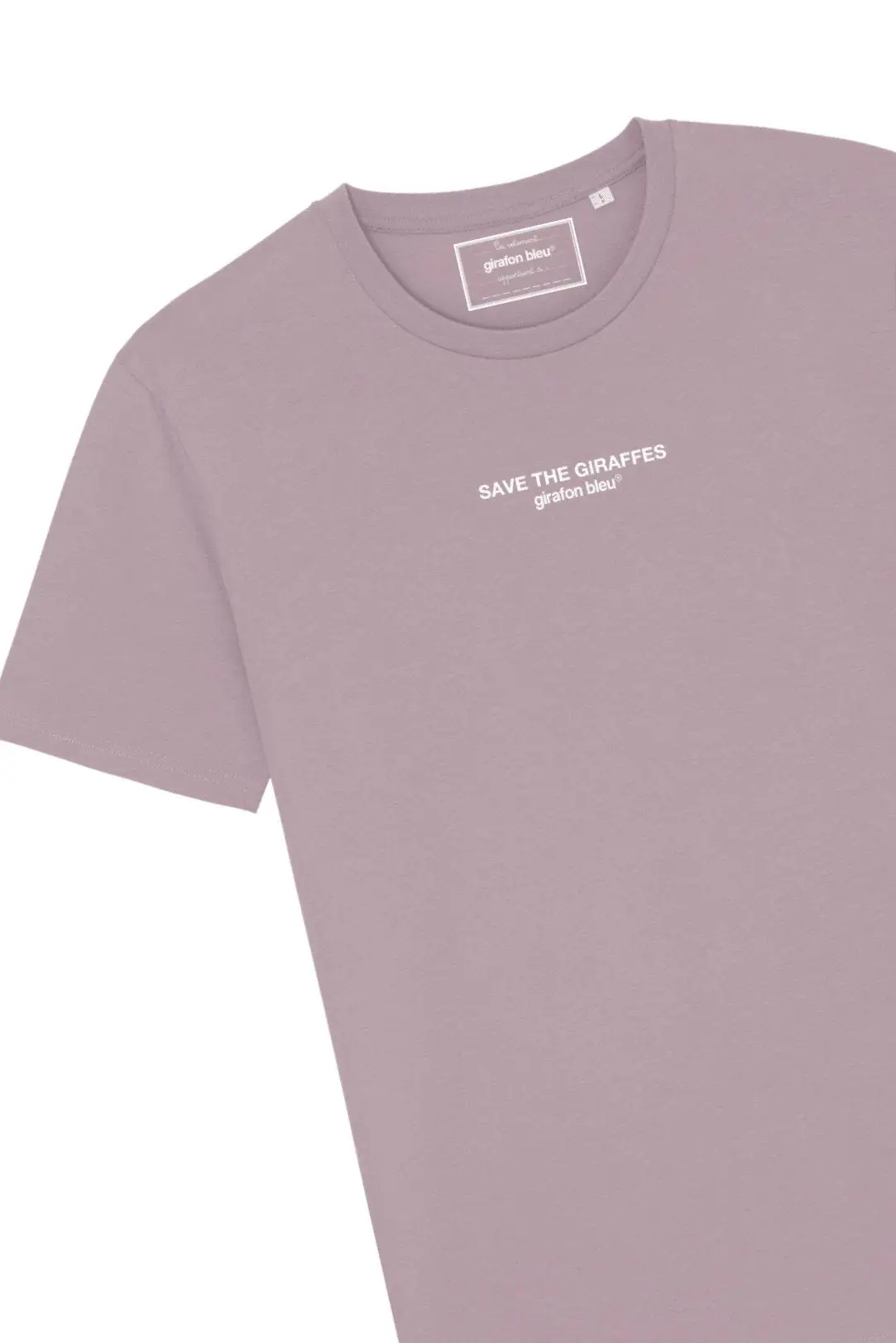Girafon Bleu T-shirt Coton Biologique - Save The Giraffes 7 Girafon Bleu T-shirt Coton Biologique - Save The Giraffes – Image 5