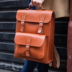 Valet De Pique Sac à Dos Cuir Tannage Végétal - Alphonse -Thinking Mu Soldes VP 1 2819 29