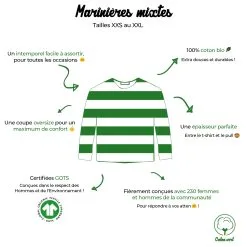 Coton Vert Marinière Coton Biologique -Thinking Mu Soldes Visuelmarinieresmixtes 1ccbef03 4383 4648 8a62 aa5e1faed051