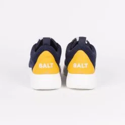 Balt Baskets Marine En Fibres Recyclées - Knit Restart -Thinking Mu Soldes balt knit restart sneakers blue navy 3