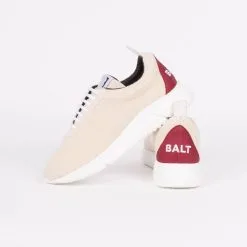 Balt Baskets Crême En Fibres Recyclées - Knit Restart 12 Balt Baskets Crême En Fibres Recyclées - Knit Restart -Thinking Mu Soldes balt knit restart sneakers cream 1