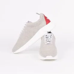 Balt Baskets Grises En Fibres Recyclées - Knit Restart -Thinking Mu Soldes balt knit restart sneakers grey 1