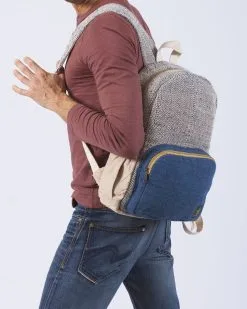 Bhangara Sac à Dos Chanvre - Bara -Thinking Mu Soldes bara azur m3