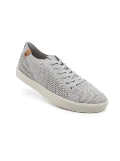 Saola Shoes Baskets Grises En Fibres Recyclées - Cannon Knit