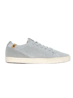 Saola Shoes Baskets Grises En Fibres Recyclées - Cannon Knit -Thinking Mu Soldes cannon knit ii light grey w 3