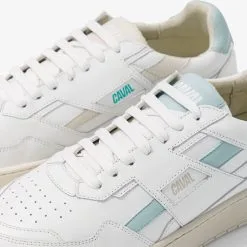 Caval Baskets En Cuir - Aqua Light -Thinking Mu Soldes caval baskets depareillees aqua light details