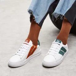 Caval Baskets En Cuir - Ginger Lagoon -Thinking Mu Soldes caval baskets depareillees ginger lagoon mannequin femme 3000x 919090e8 3fef 414d 9077 de95a0c9ca77