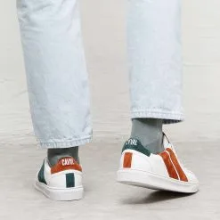 Caval Baskets En Cuir - Ginger Lagoon -Thinking Mu Soldes caval baskets depareillees ginger lagoon mannequin homme 2 3000x 89fa4448 029a 4a77 bb5c b066f17f4845