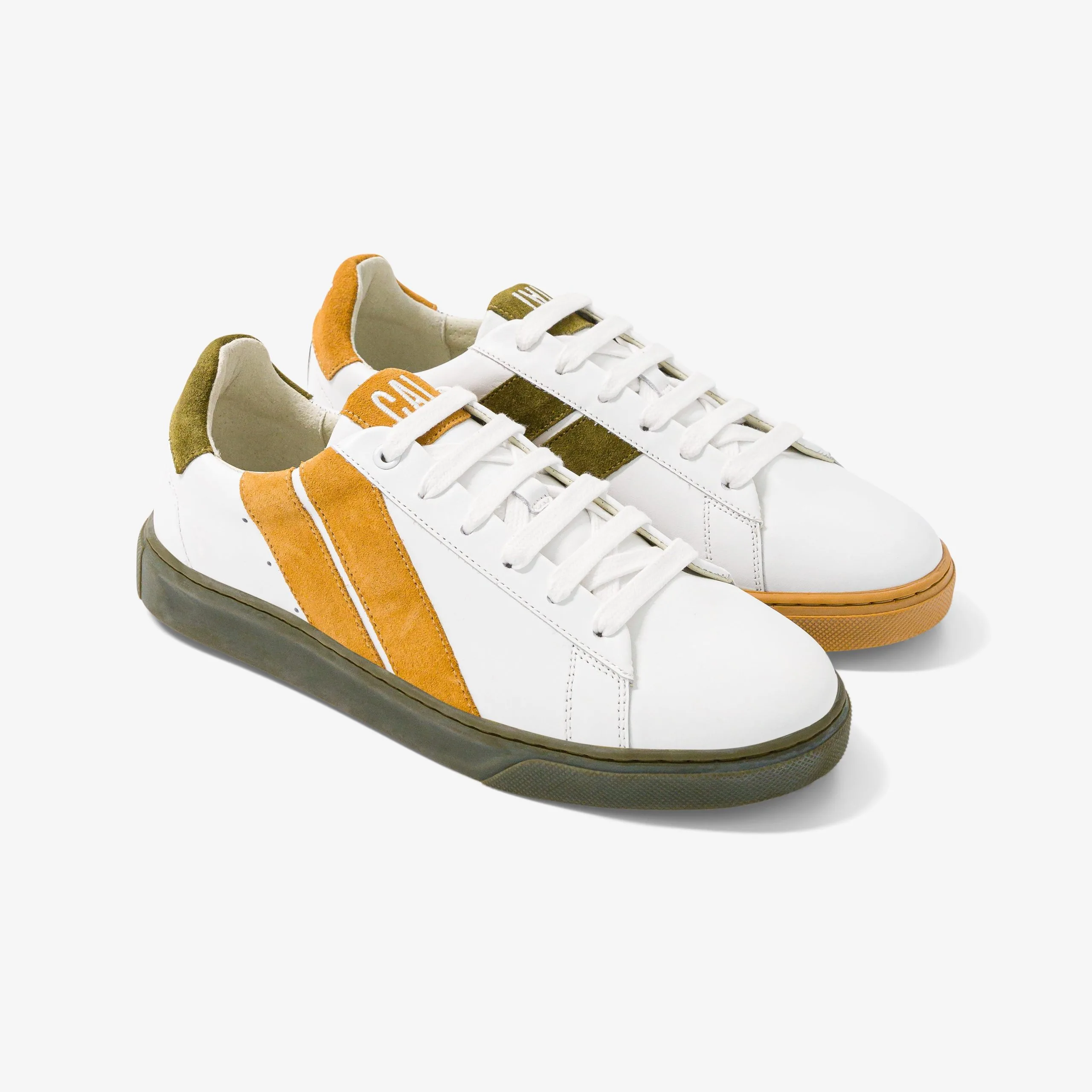 Caval Baskets En Cuir - Green Camel 4 Caval Baskets En Cuir - Green Camel – Image 2