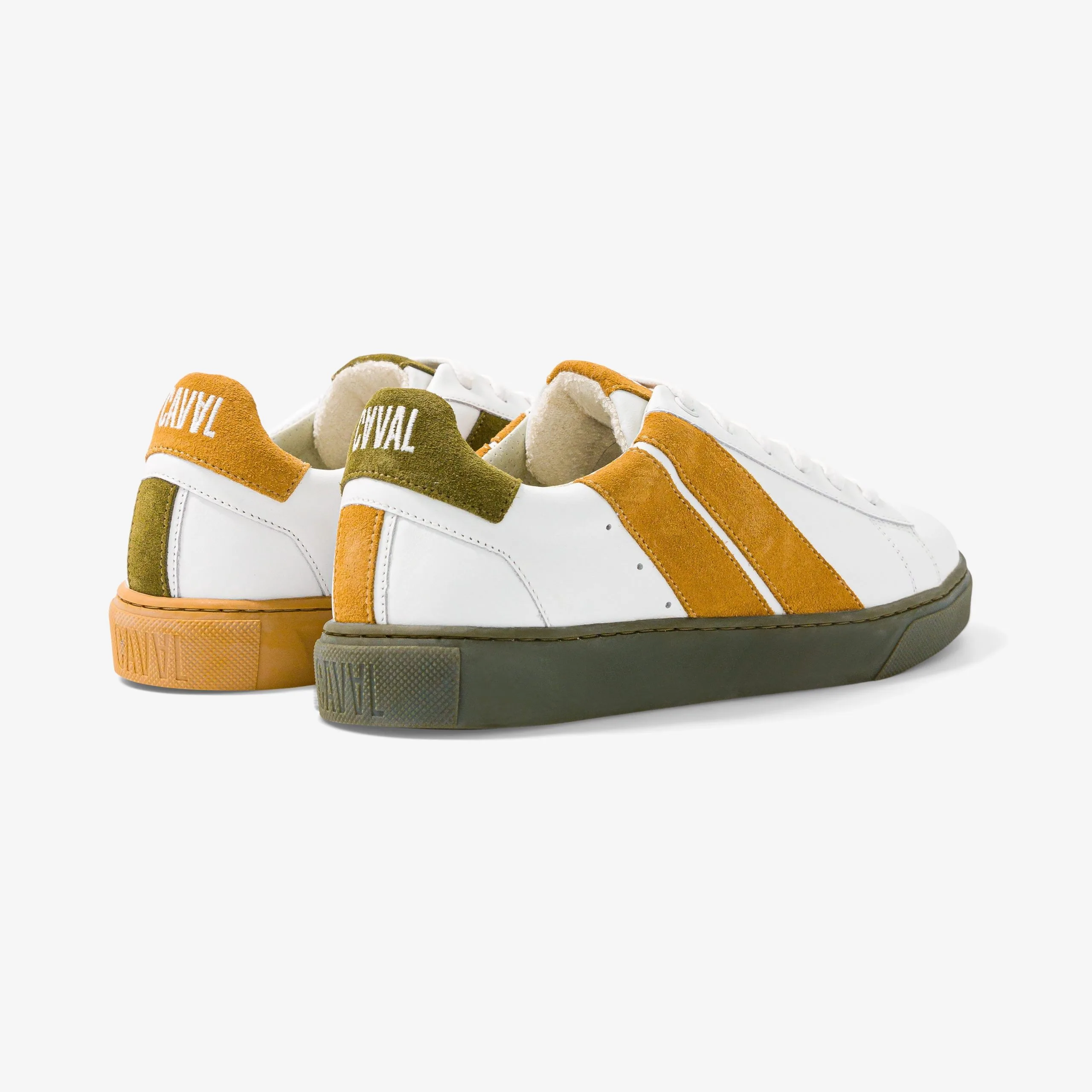 Caval Baskets En Cuir - Green Camel 6 Caval Baskets En Cuir - Green Camel – Image 4