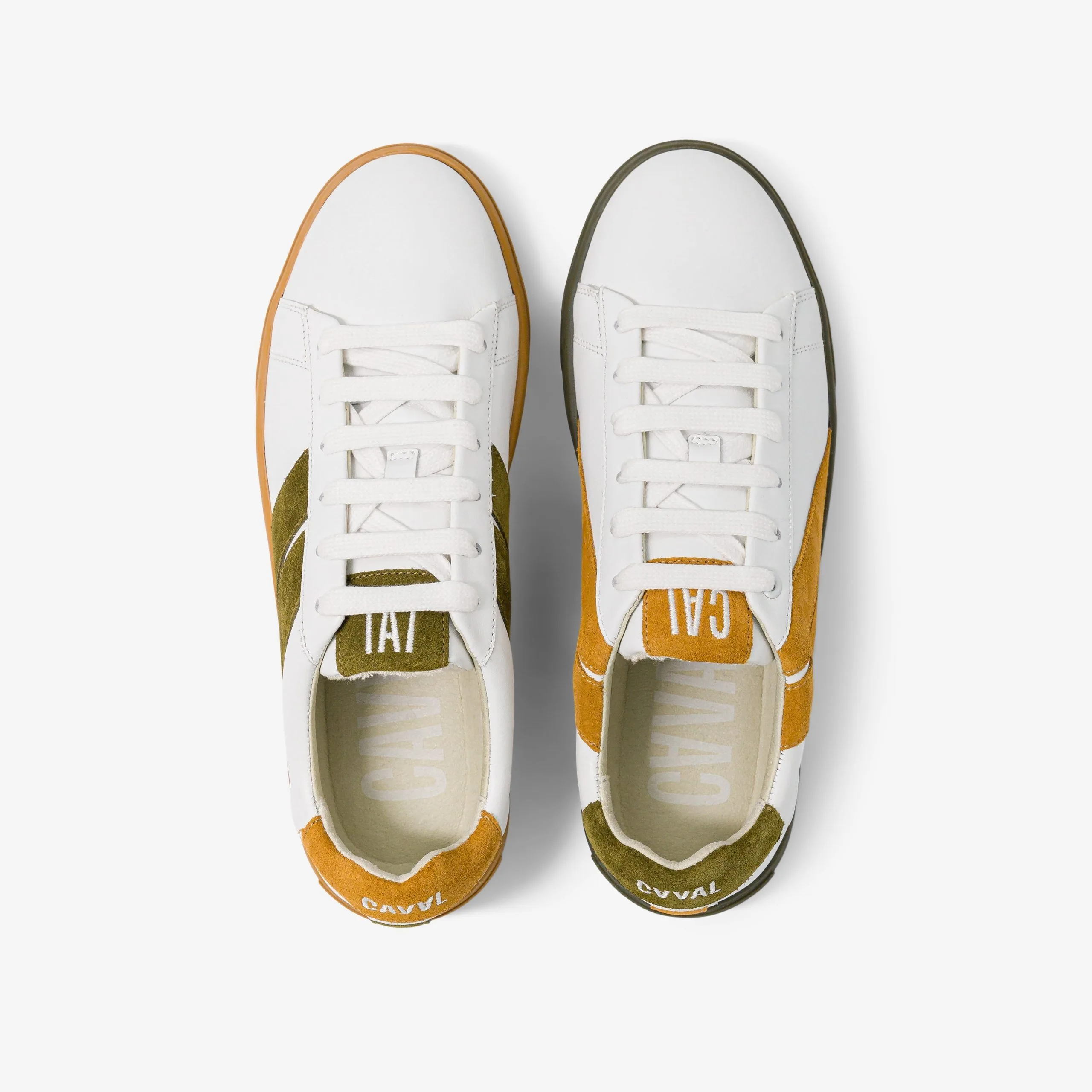 Caval Baskets En Cuir - Green Camel 5 Caval Baskets En Cuir - Green Camel – Image 3