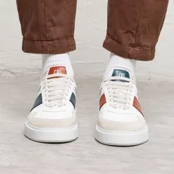 Caval Baskets En Cuir - Green Sunset -Thinking Mu Soldes caval baskets depareillees sharp green sunset man front