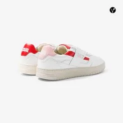 Caval Baskets En Cuir - Blossom Pink -Thinking Mu Soldes caval baskets depareillees vegan blossom pink arriere