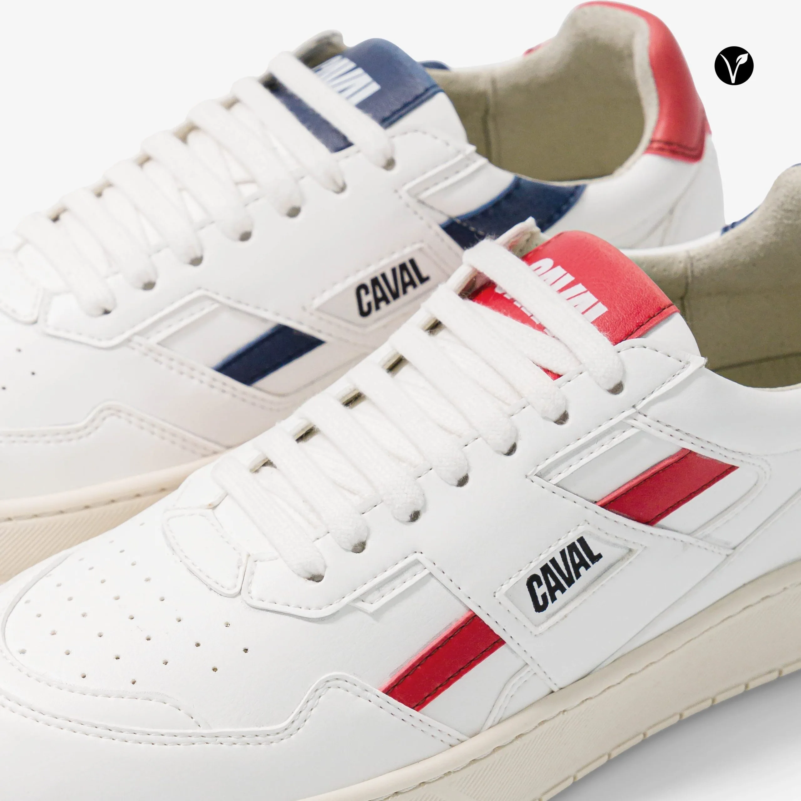 Caval Baskets En Cuir - Navy Flag 6 Caval Baskets En Cuir - Navy Flag – Image 4