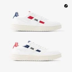 Caval Baskets En Cuir - Navy Flag