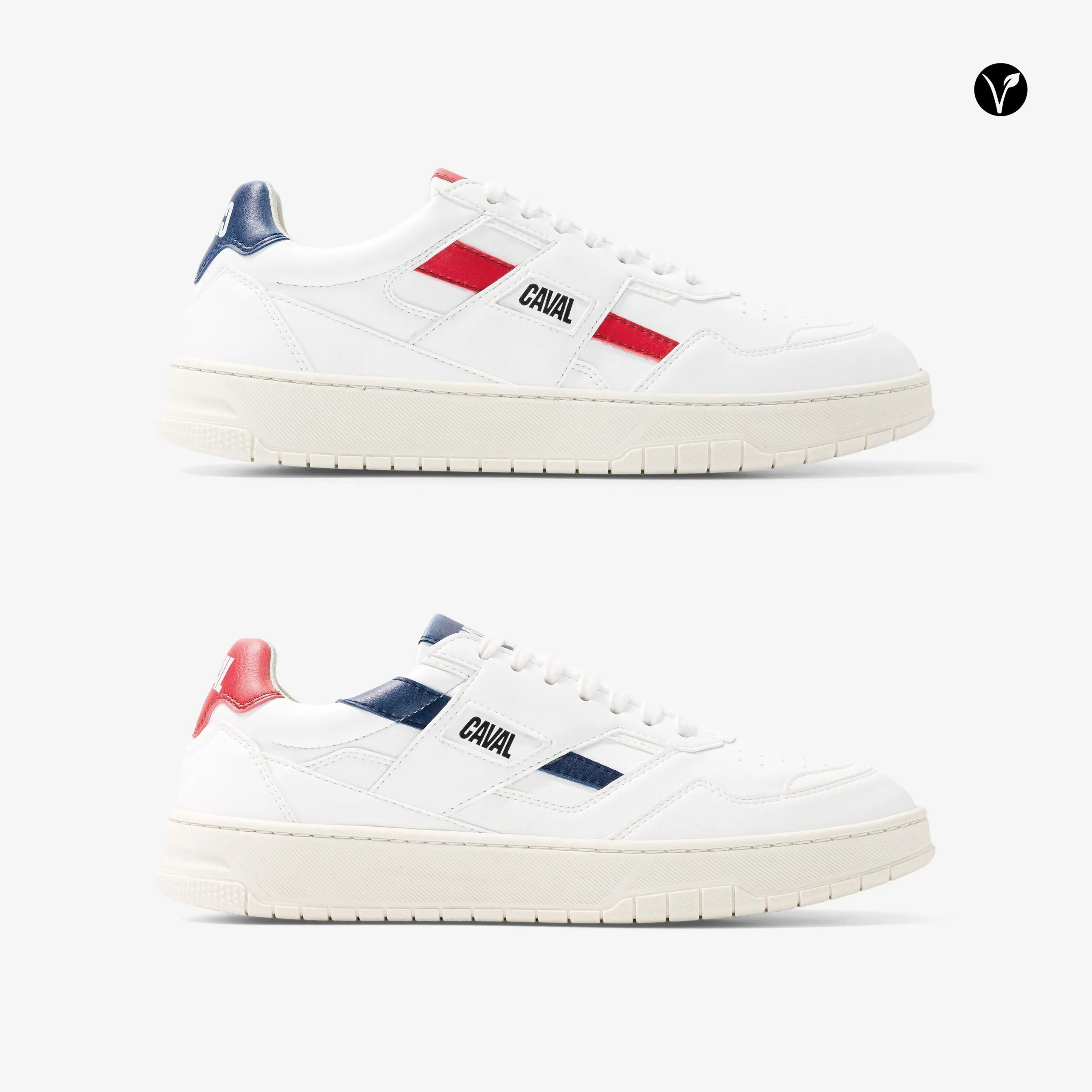 Caval Baskets En Cuir - Navy Flag 3 Caval Baskets En Cuir - Navy Flag