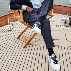 Baskets En Cuir - Caval X Saint-James -Thinking Mu Soldes cavalxsaintjames lifestyle baskets3 d45fc248 5e76 4c10 94d8 51d464902340