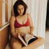 Ejwé Soutien-gorge En Coton Biologique - Cérès -Thinking Mu Soldes ejwe lingerie soutien gorge rouge4