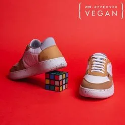 ME.LAND Baskets Curry En Fibres Recyclées - Evan -Thinking Mu Soldes evan vegan sneaker in white and curry recycled nylon 454189