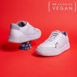 ME.LAND Baskets En Fibres Recyclées - Evan 11 ME.LAND Baskets En Fibres Recyclées - Evan -Thinking Mu Soldes evan vegan sneaker in white recycled nylon 673529