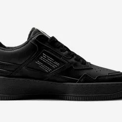 MoEa Baskets Noires Cuir De Raisin - Gen1 -Thinking Mu Soldes full black profil typo