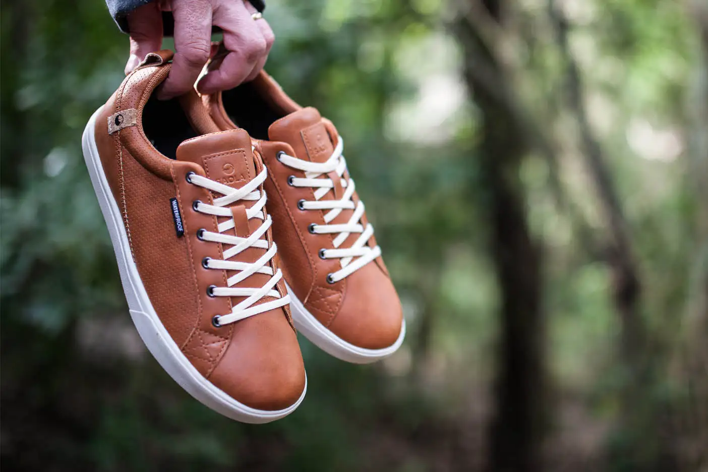 Saola Shoes Baskets Caramel En Fibres Recyclées - Cannon Waterproof 4 Saola Shoes Baskets Caramel En Fibres Recyclées - Cannon Waterproof – Image 2