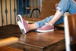 Saola Shoes Baskets Bordeaux En Fibres Recyclées - Cannon Canvas 11 Saola Shoes Baskets Bordeaux En Fibres Recyclées - Cannon Canvas -Thinking Mu Soldes fw22 lifestyle saola shoes wanaka canvas women burgundy 1 1