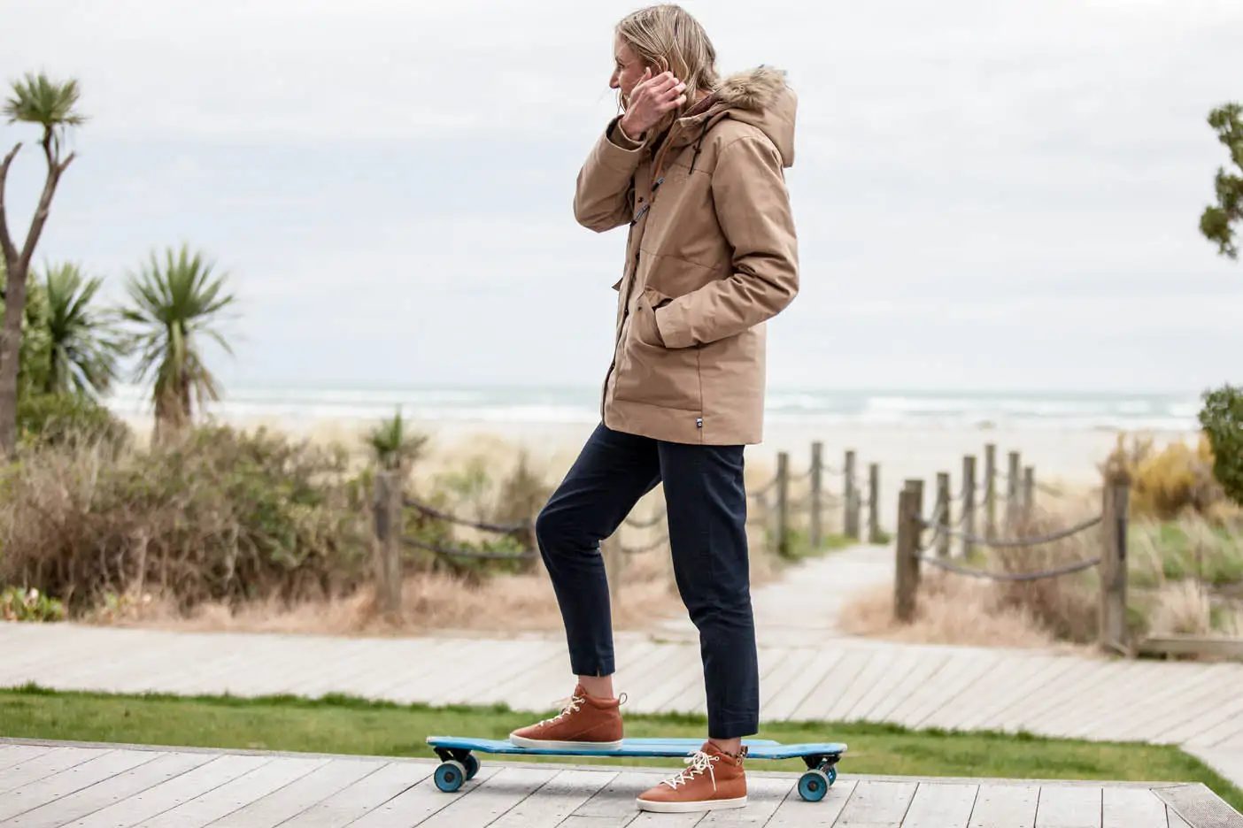 Saola Shoes Baskets Caramel En Fibres Recyclées - Wanaka 7 Saola Shoes Baskets Caramel En Fibres Recyclées - Wanaka – Image 5