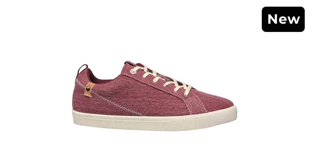 Saola Shoes Baskets Bordeaux En Fibres Recyclées - Cannon Canvas 3 Saola Shoes Baskets Bordeaux En Fibres Recyclées - Cannon Canvas