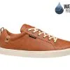 Saola Shoes Baskets Caramel En Fibres Recyclées - Cannon Waterproof -Thinking Mu Soldes logo new waterproofcannon women caramel waterproof side right saola shoes