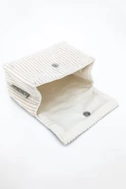 Homonoia Mini-pochette Matière Upcyclée -Thinking Mu Soldes minipochettevelours5