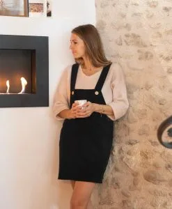 April & C Robe Courte Coton Biologique - Scarlett