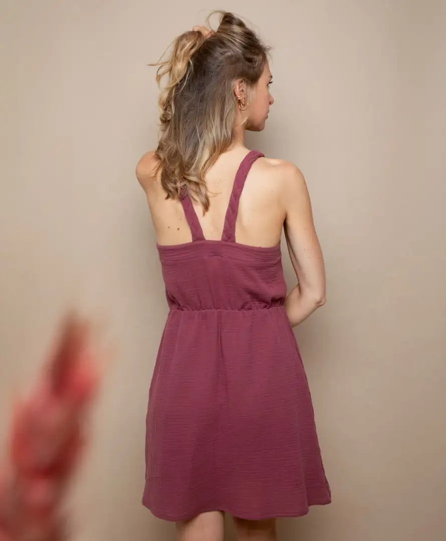 April & C Robe Courte Coton Biologique - Zoe 6 April & C Robe Courte Coton Biologique - Zoe – Image 4