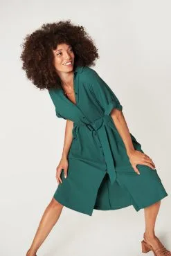 Thinking Mu Soldes -Thinking Mu Soldes robe nairobi emeraude robe 17h10 178716